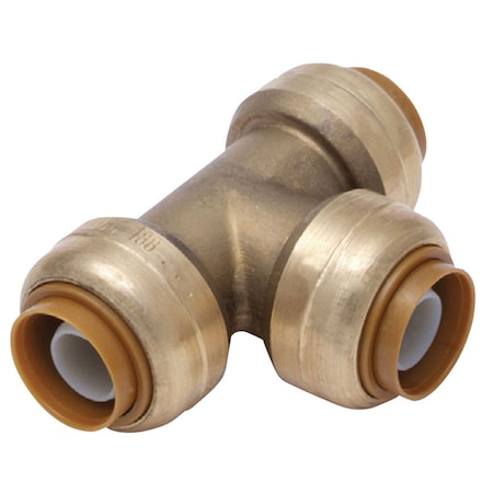 Sharkbite SharkBite 3/8 in. Push X 3/8 in. D Push Brass Tee U360LFA